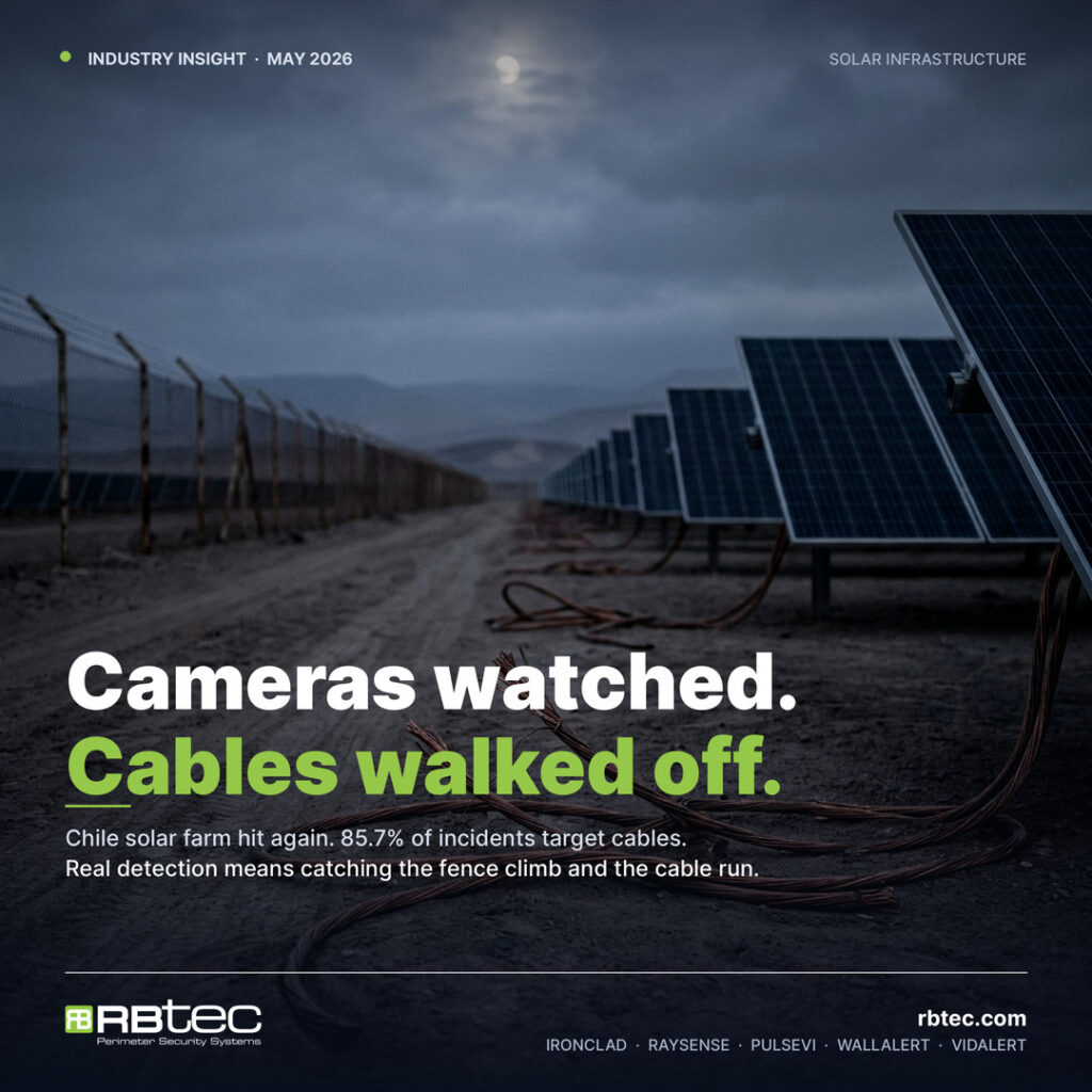 RBtec chile solar cable theft 2026 05 19