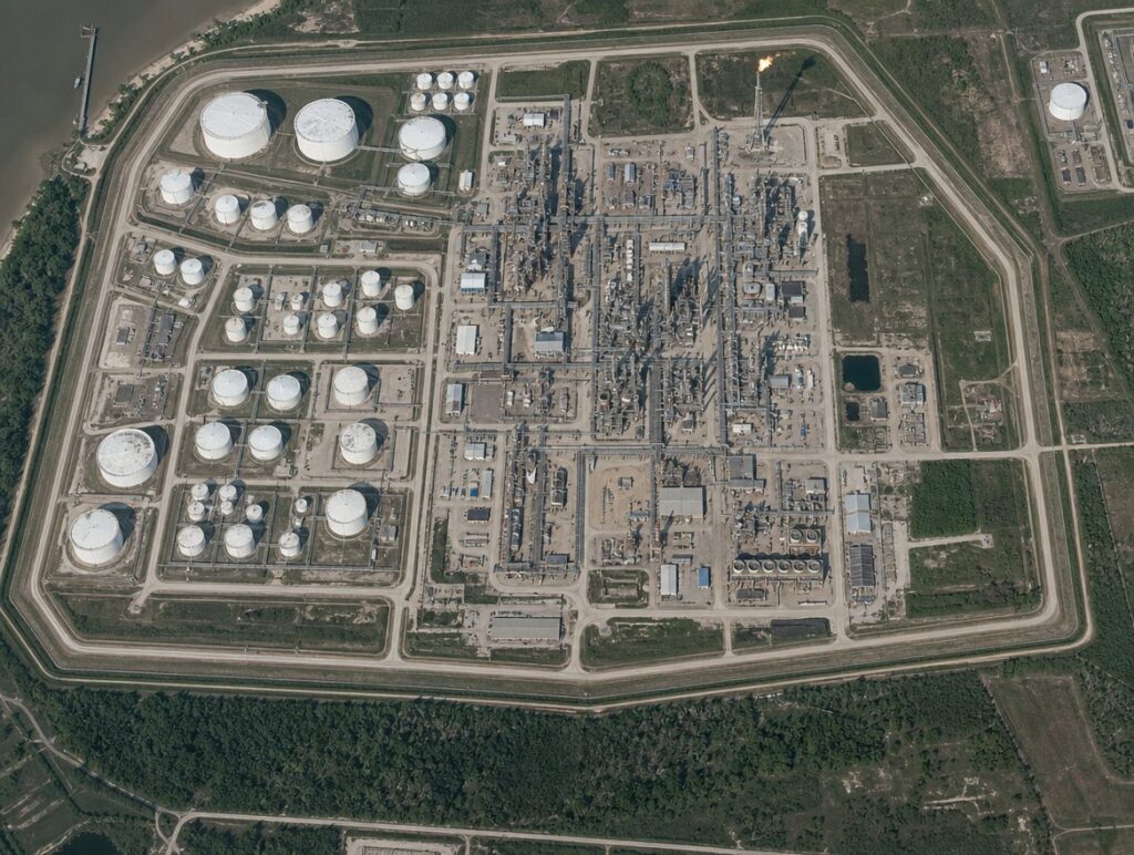 Veduta aerea del settore petrolio e gas RBtec 4 3